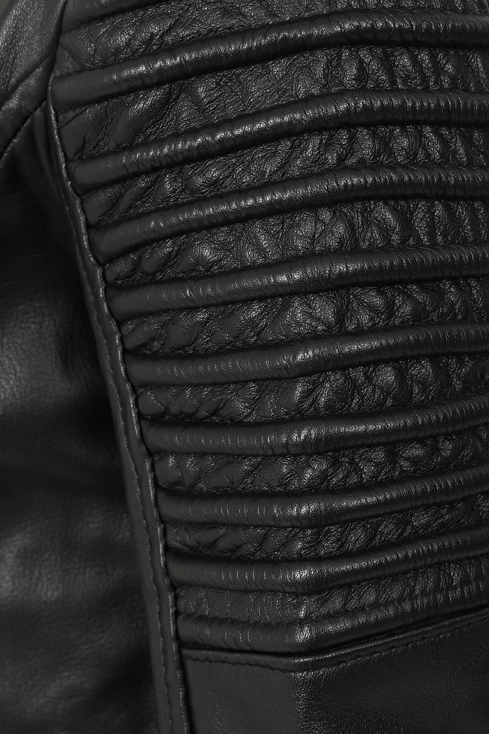 ROSIE Women's Black Luxury Nappa Leather Biker Jacket