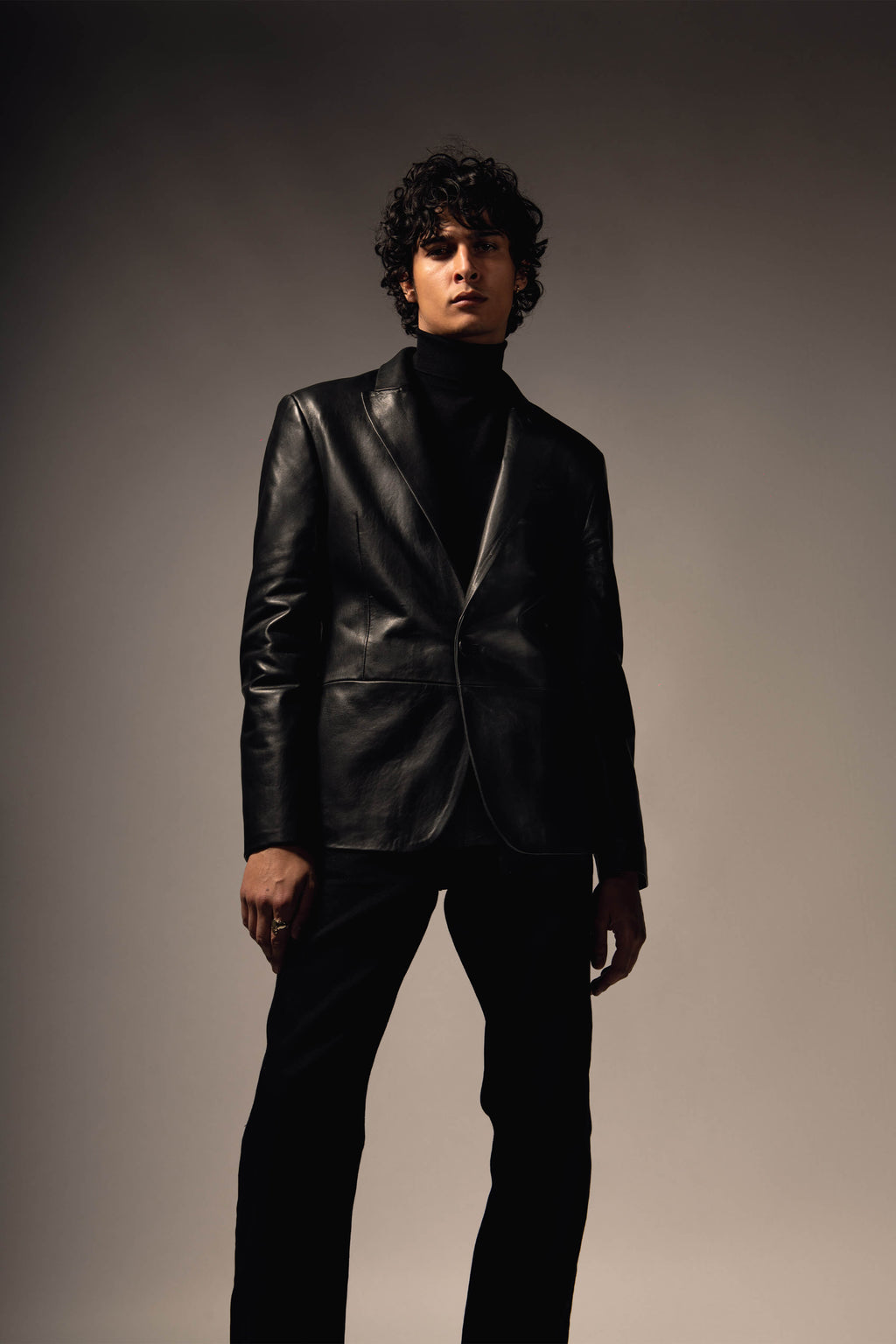 Leather Blazer