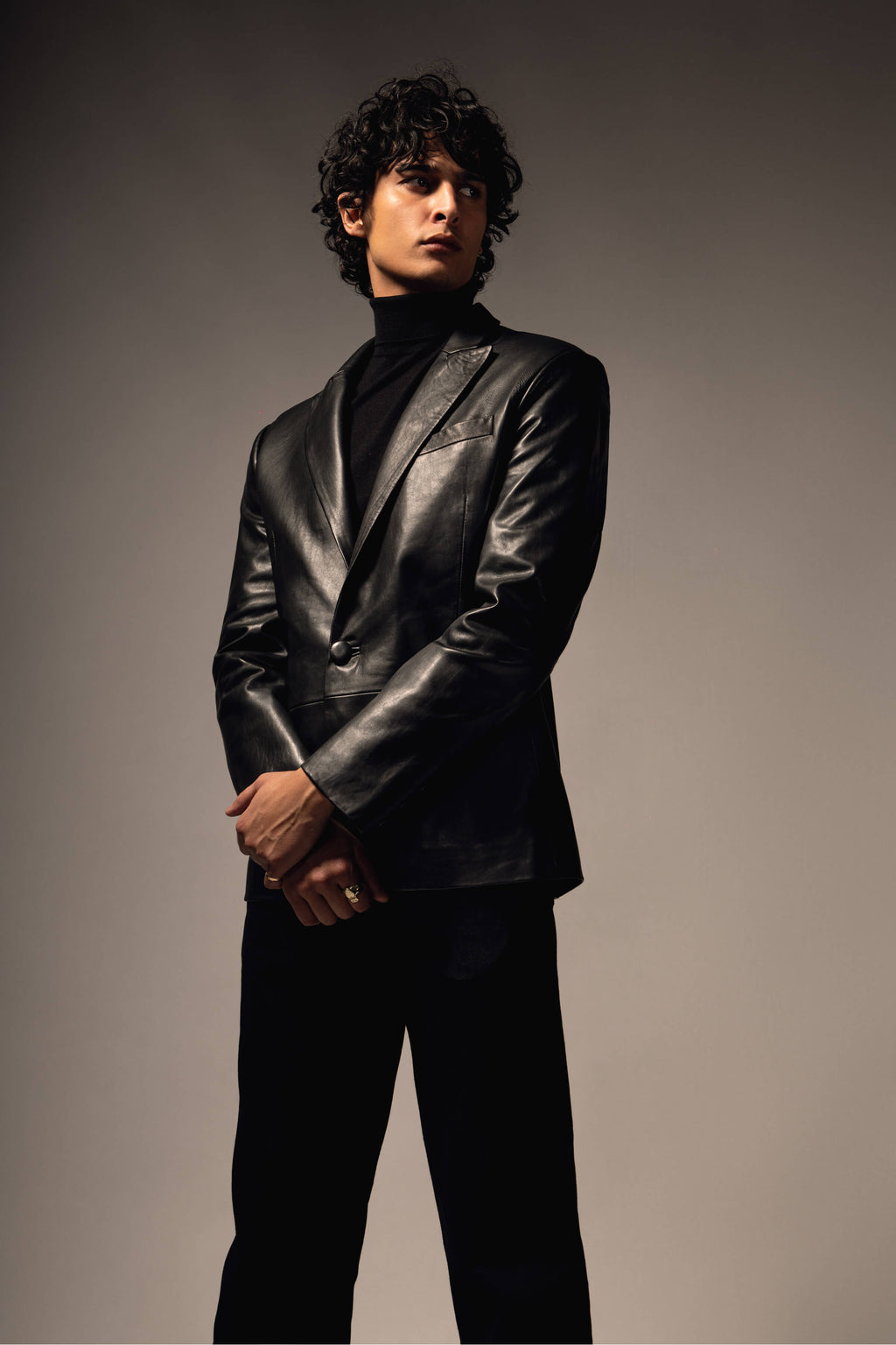 Leather Blazer