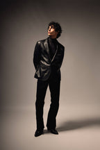 Leather Blazer Tall