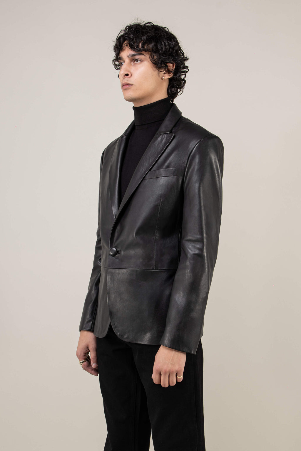 Leather Blazer