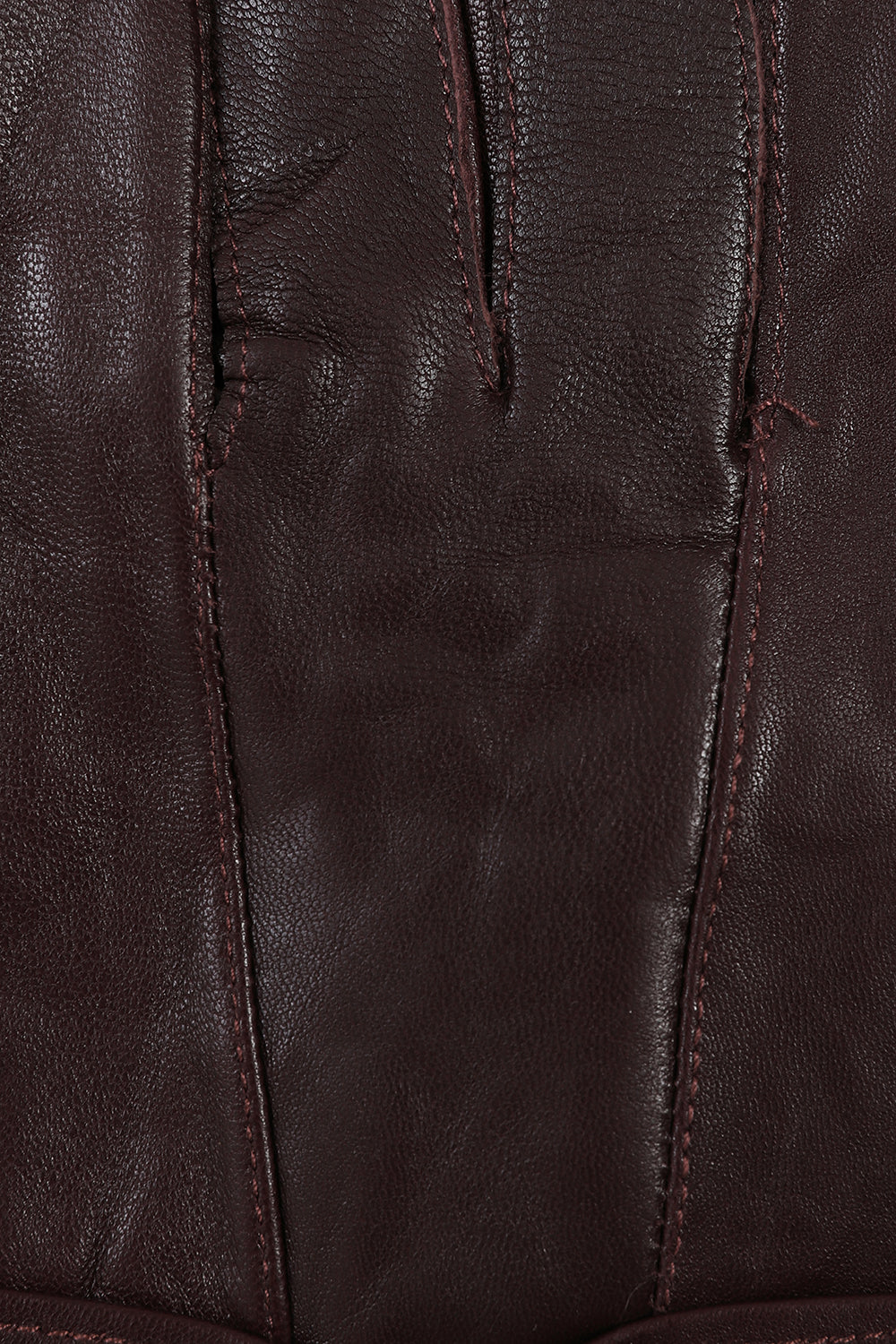 Women's Soft Nappa Leather Gloves with Bow - Brown