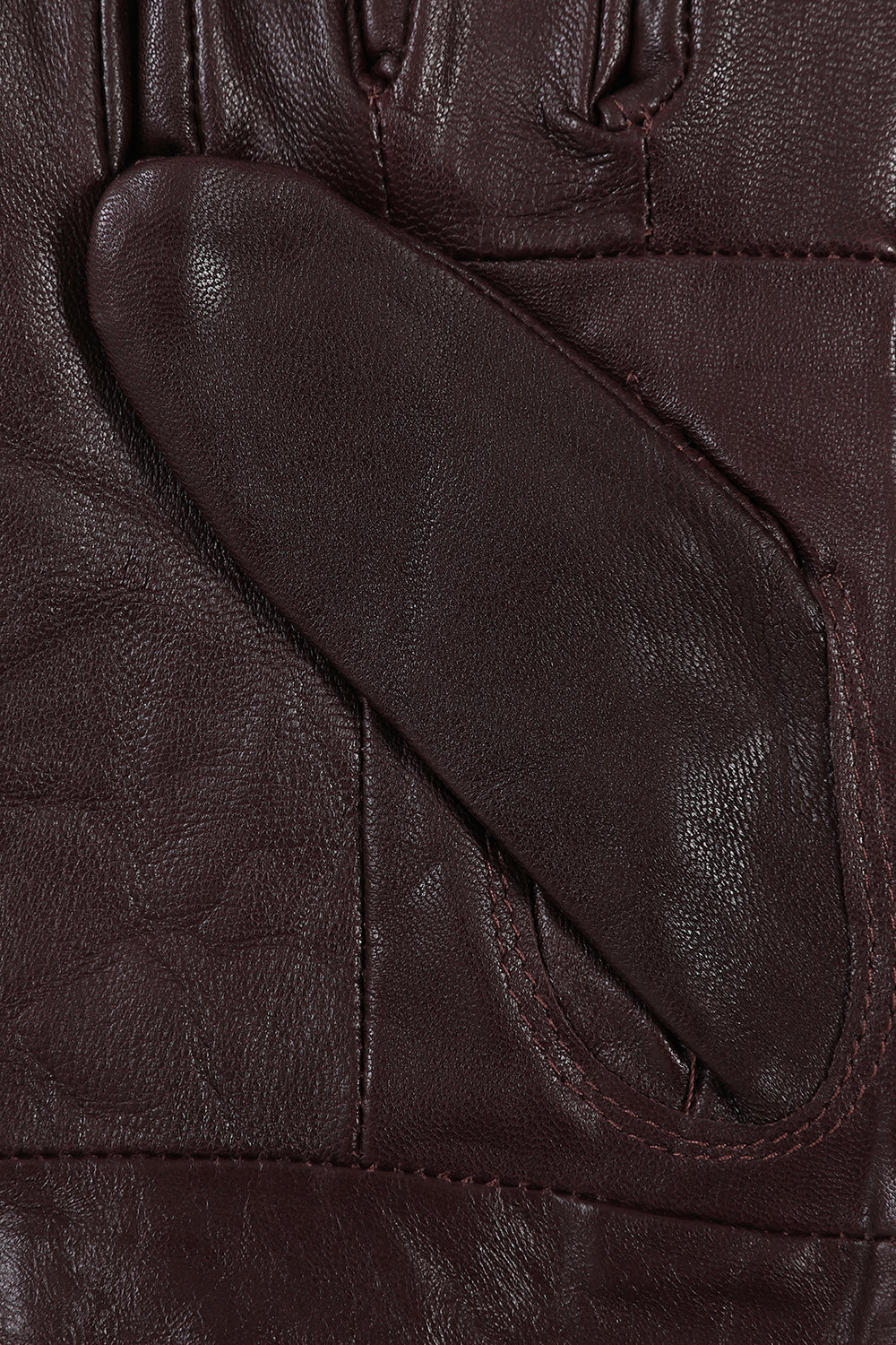Women's Soft Nappa Leather Gloves with Bow - Brown