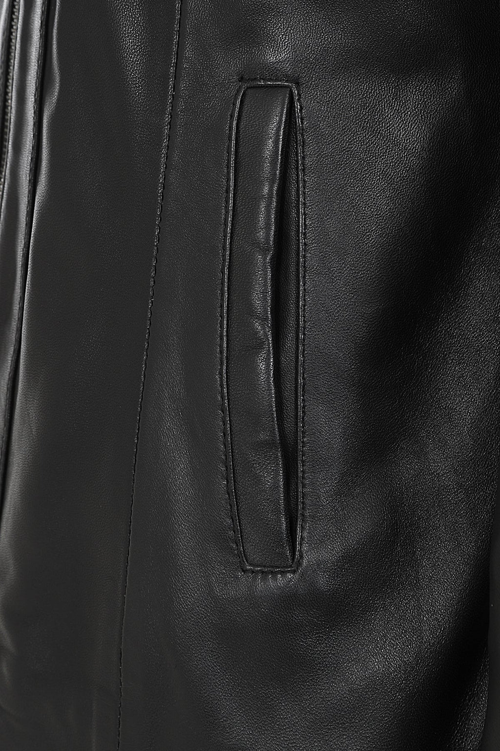 DEBBIE Classic Black Nappa Leather Jacket Women - YKK Zip
