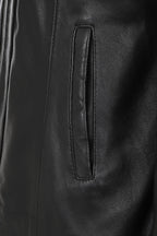 DEBBIE Classic Black Nappa Leather Jacket Women - YKK Zip