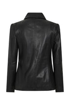 DEBBIE Classic Black Nappa Leather Jacket Women - YKK Zip