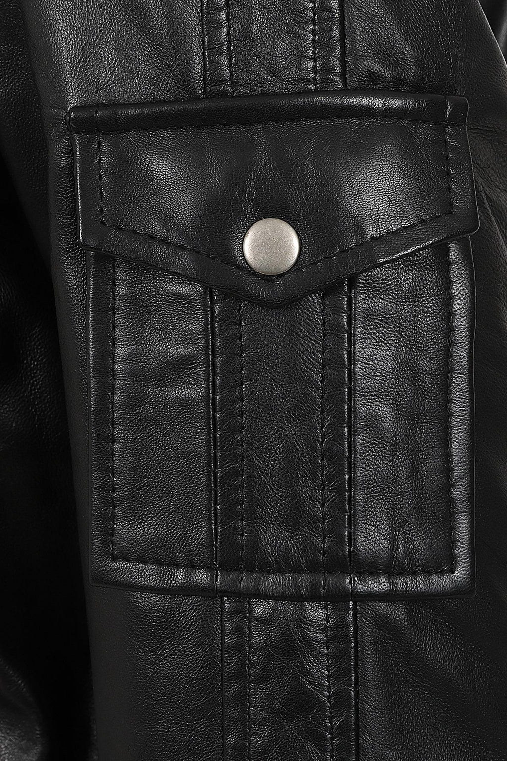 DANNY 638 Premium Nappa Leather Bomber Jacket - Detachable Hood