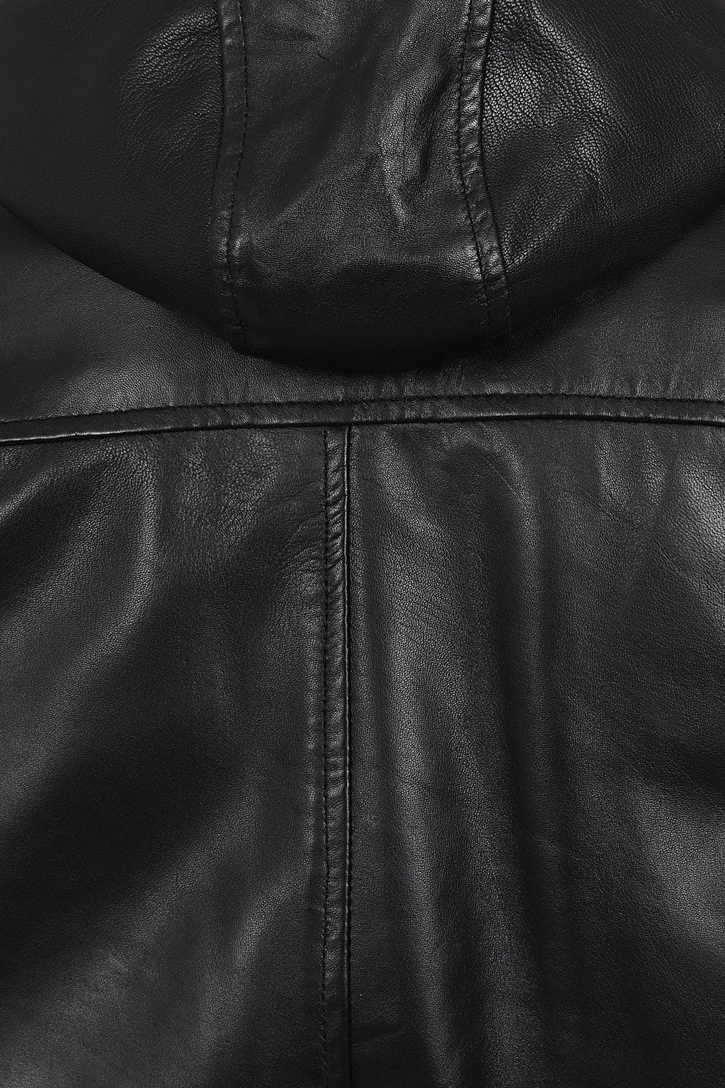 DANNY 638 Premium Nappa Leather Bomber Jacket - Detachable Hood