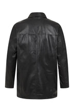 Men's Genuine Nappa Leather 3 Button Blazer Jacket - MICHAEL
