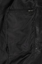 Men's Genuine Nappa Leather 3 Button Blazer Jacket - MICHAEL