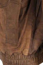 Men's Brown Buff Nappa Leather Classic Blouson Jacket PAUL