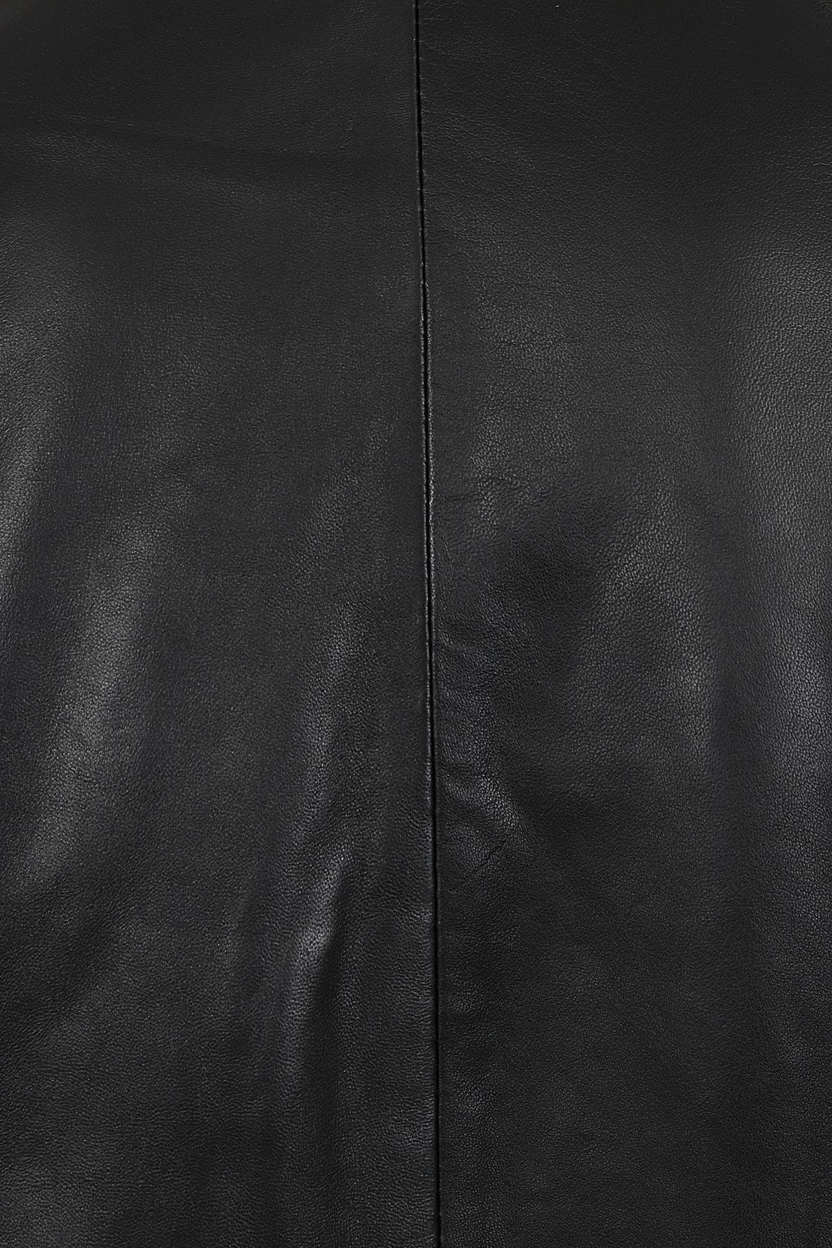 Men's Genuine Nappa Leather Biker Jacket Racing Stripes BLAKE