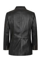 PENNY Genuine Nappa Leather Women's Hip Length Blazer Jacket