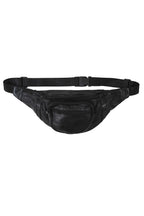 Genuine Nappa Leather Black Bum Bag - Unisex Fanny Pack
