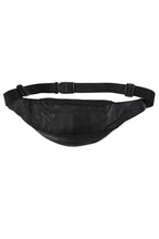 Genuine Nappa Leather Black Bum Bag - Unisex Fanny Pack
