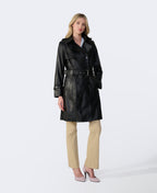 Soho Leather Trench Coat