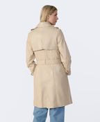 Soho Leather Trench Coat