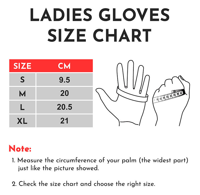 Women Leather Gloves with Thermal Lining