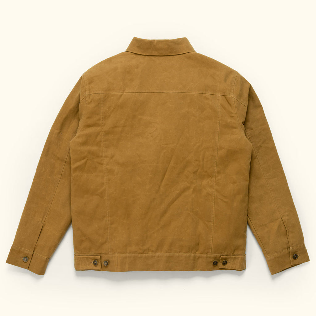 Laramie Waxed Canvas Trucker | Tobacco Tan