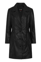 DONNA Macy Women's ¾ Length Lamb Nappa Leather Coat - 3 Colors