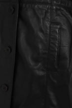 DONNA Macy Women's ¾ Length Lamb Nappa Leather Coat - 3 Colors
