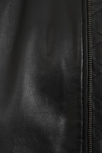 BARRY Men's Classic Black Nappa Leather Bomber Jacket - Luxury