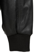 BARRY Men's Classic Black Nappa Leather Bomber Jacket - Luxury