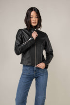 Moto Racer Leather Jacket