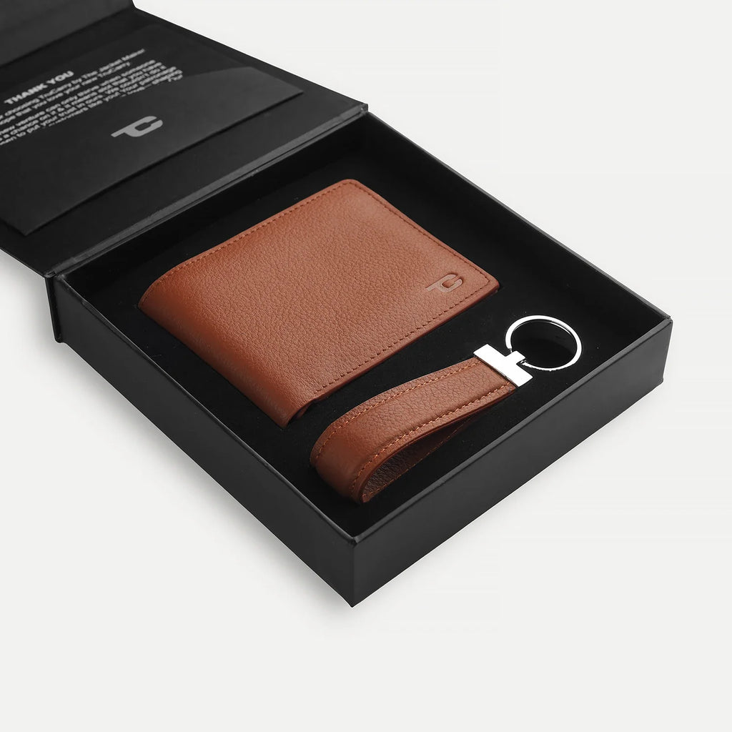 Marvin Brown Leather Gift Set