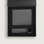 Marvin Grey Leather Gift Set