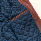 Limited Maverick Leather Bomber Jacket | Buffalo Grain Brown