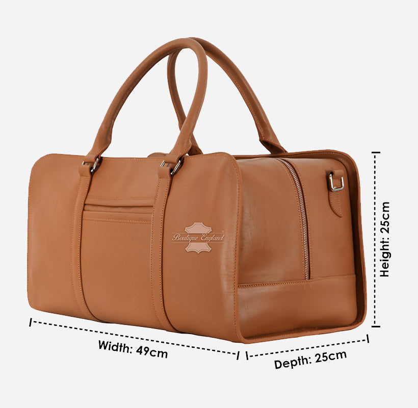 HOLDALL Leather Duffel Bag Weekender Travel & Gym Bag