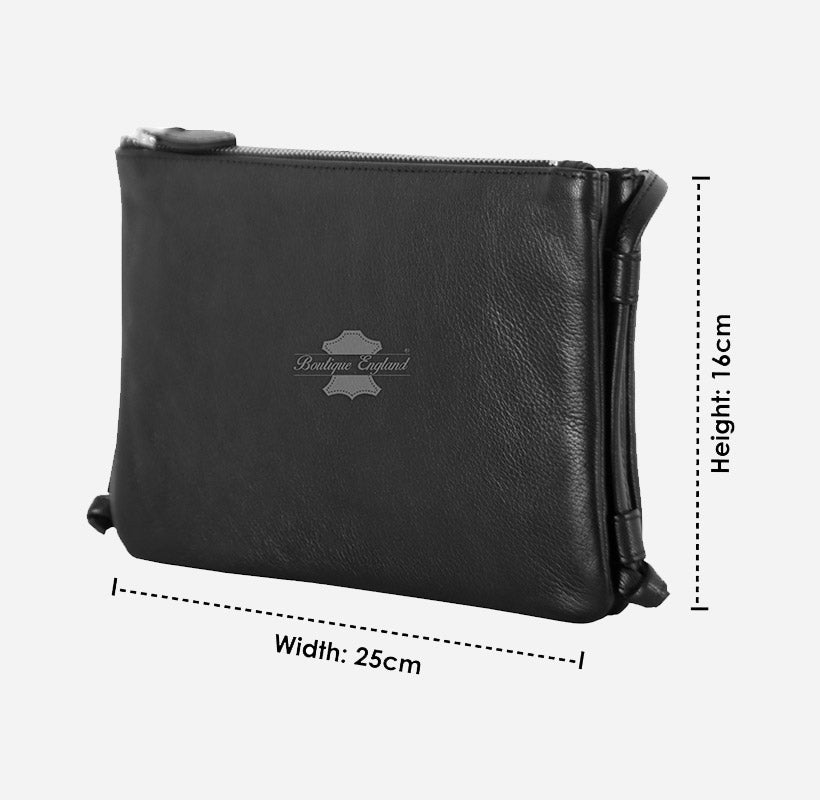 Women Minimalist Design Cross Body Leather Bag