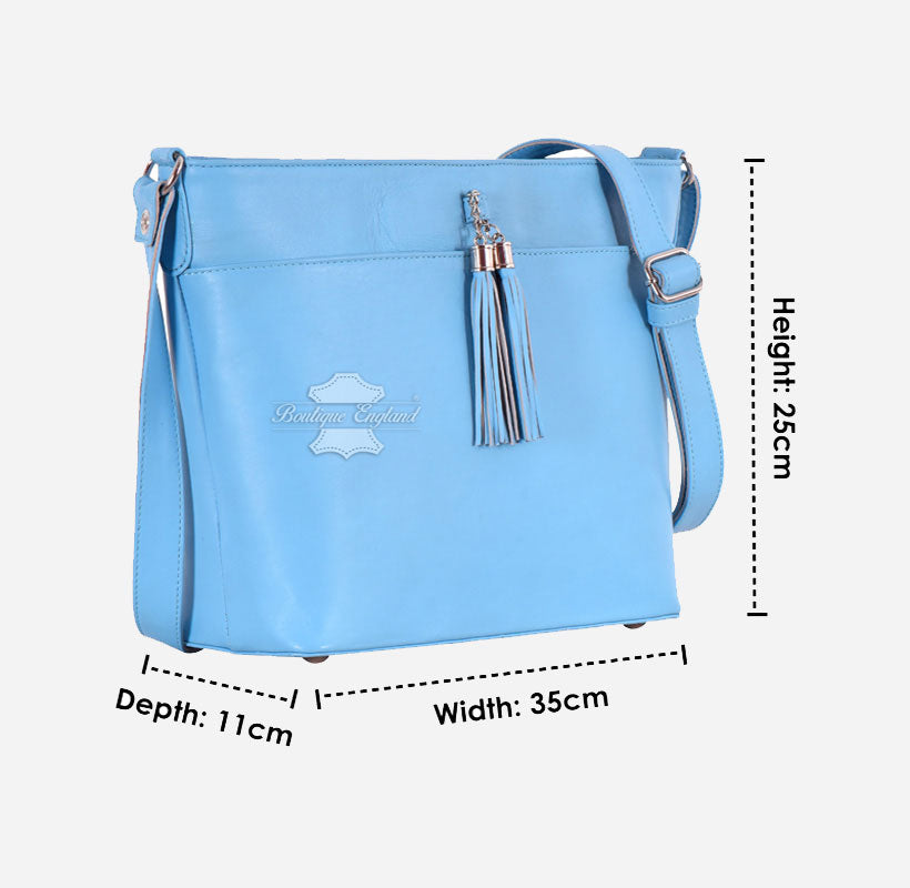 Women's Small Leather Cross Body Shoulder Bag