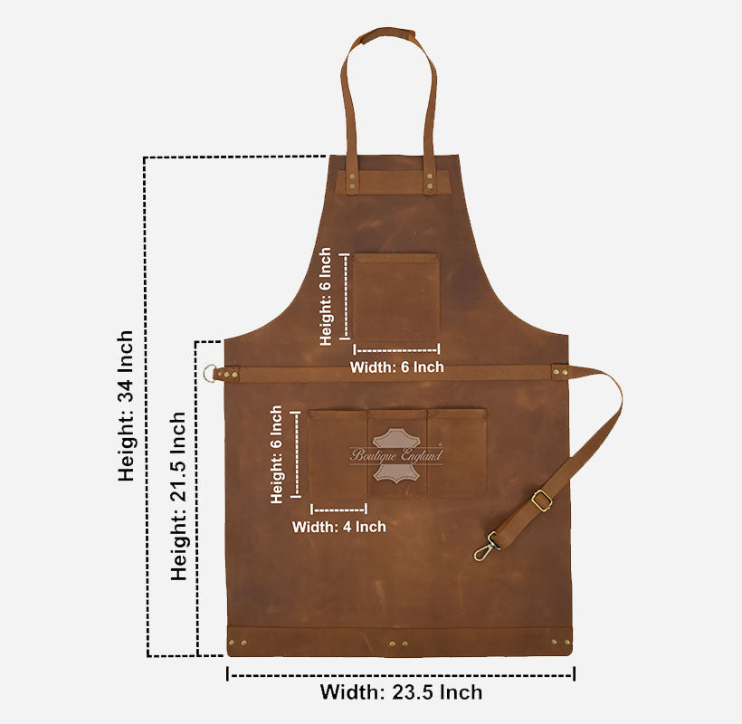 Heavy Duty Leather Apron for Men – Multipurpose
