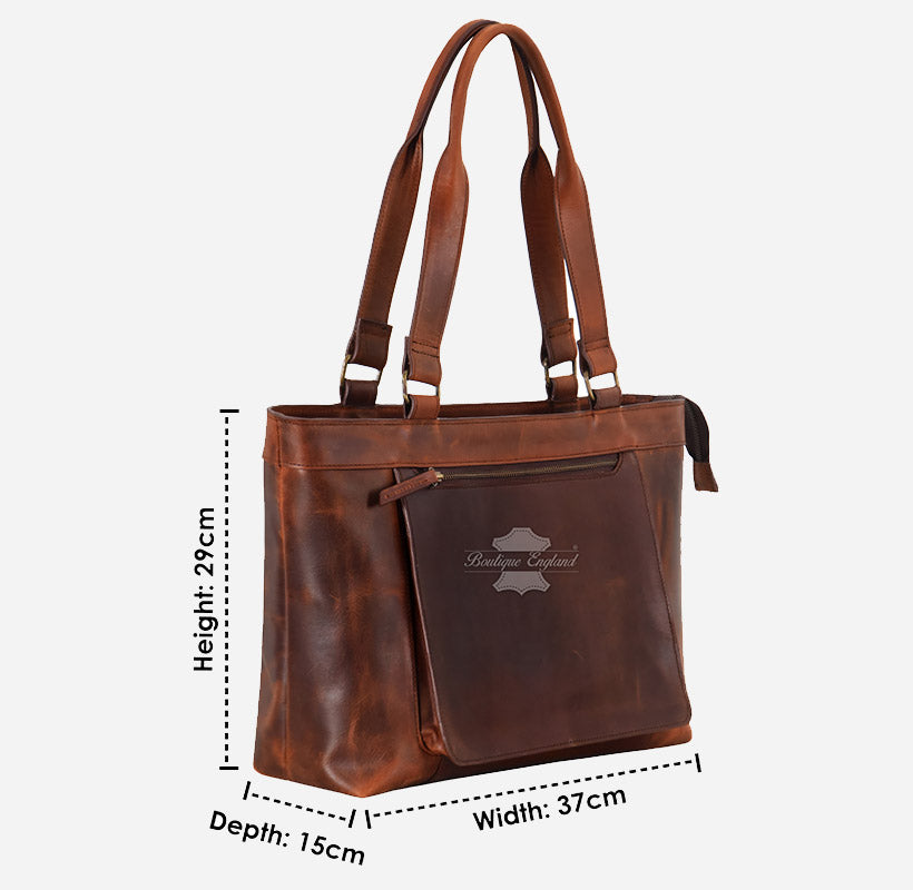 Women's Vintage Leather Shoulder Bag