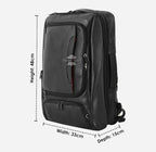 Leather Backpack for Men - Laptop Bag with Large Capacity