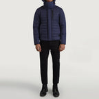 Malcolm Blue Hooded Puffer Jacket