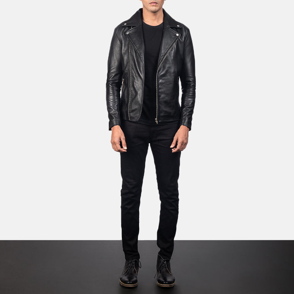 [FS] Noah Black Leather Biker Jacket
