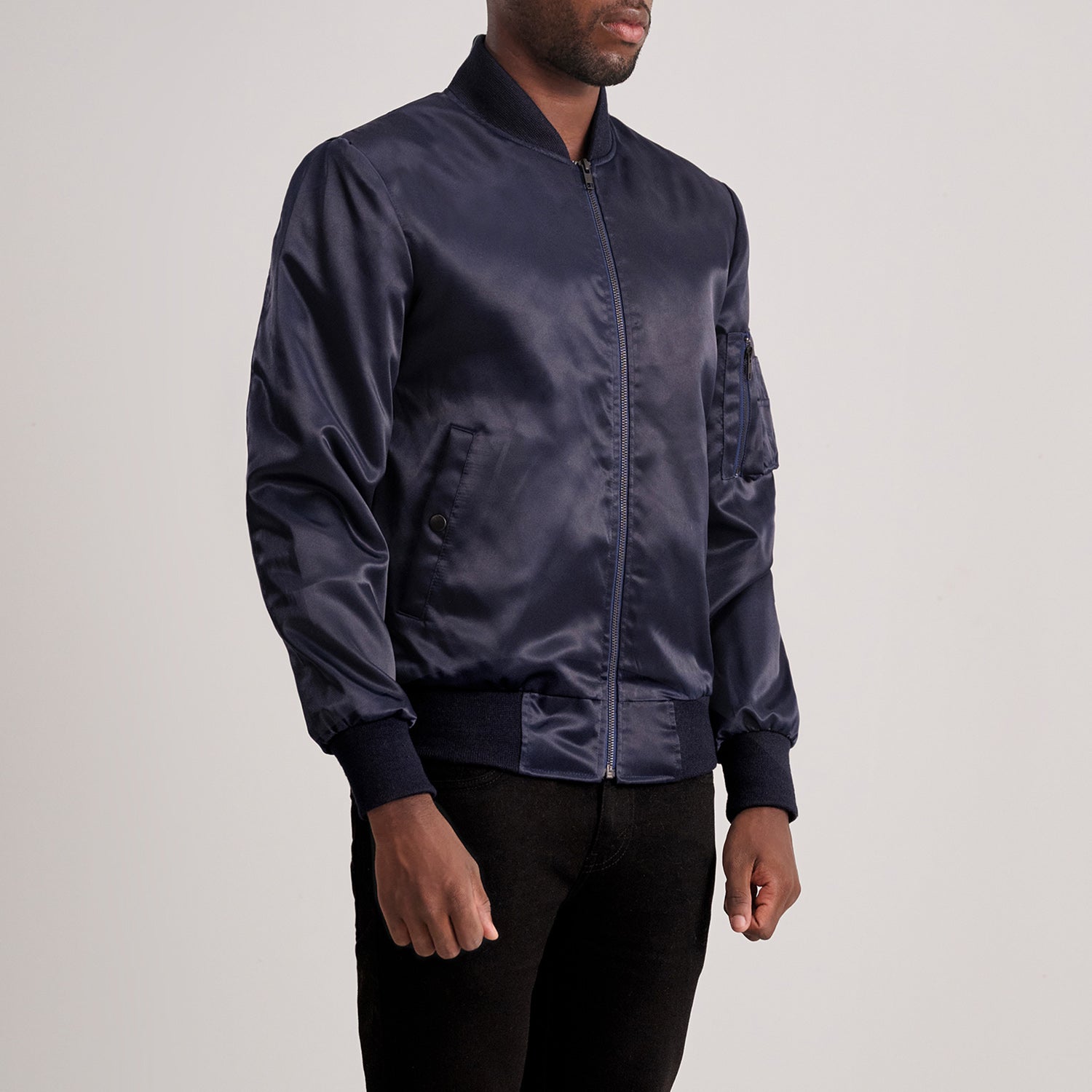 Quinton MA-1 Blue Bomber Jacket