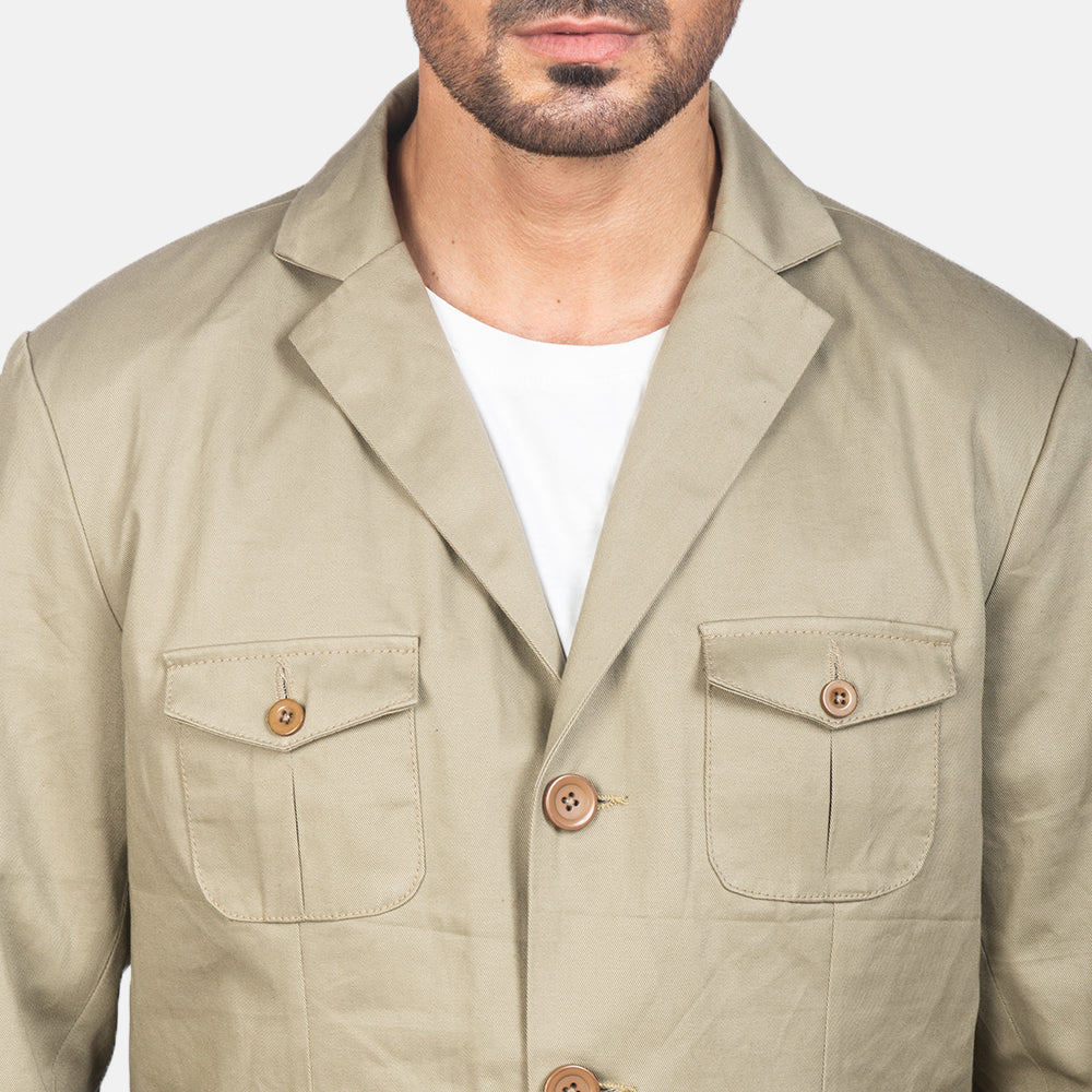 Kajetan Beige Safari Jacket
