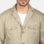 Kajetan Beige Safari Jacket