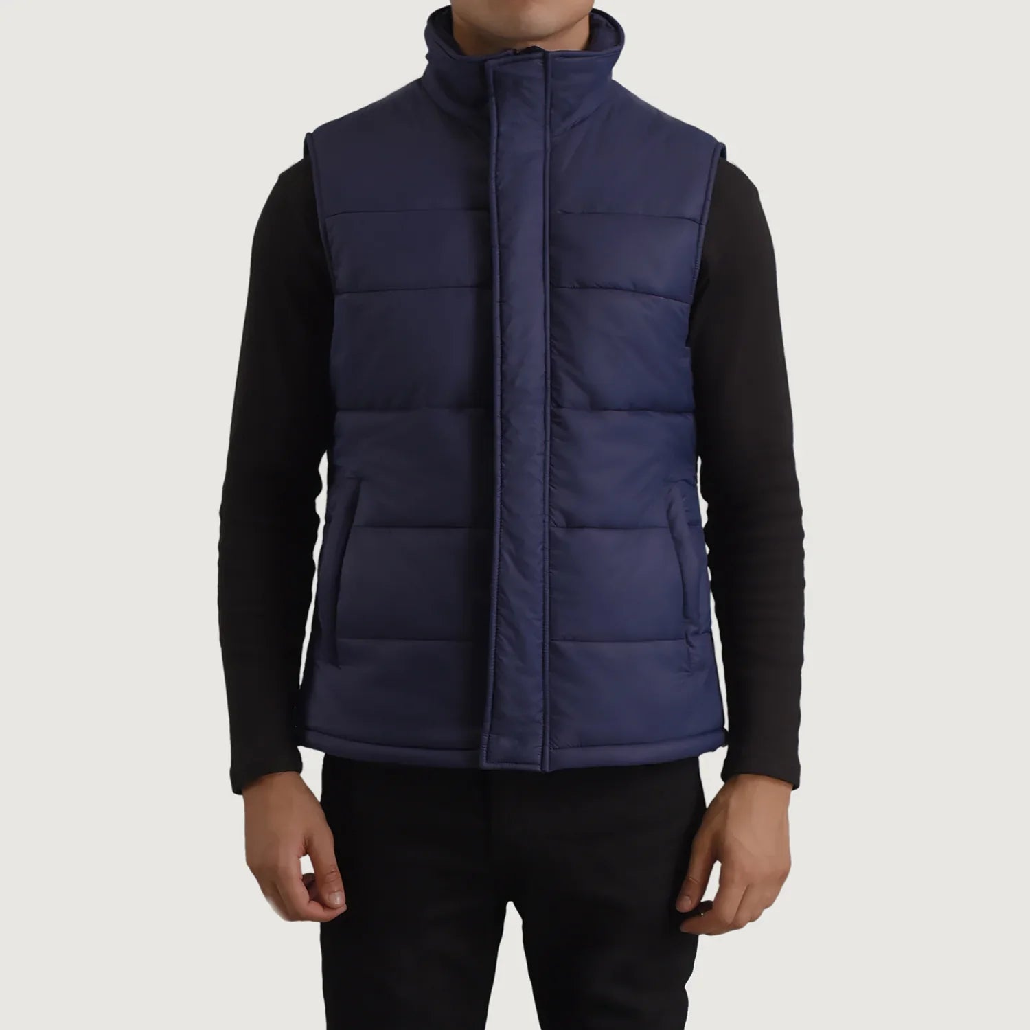 Bryan Blue Puffer Vest