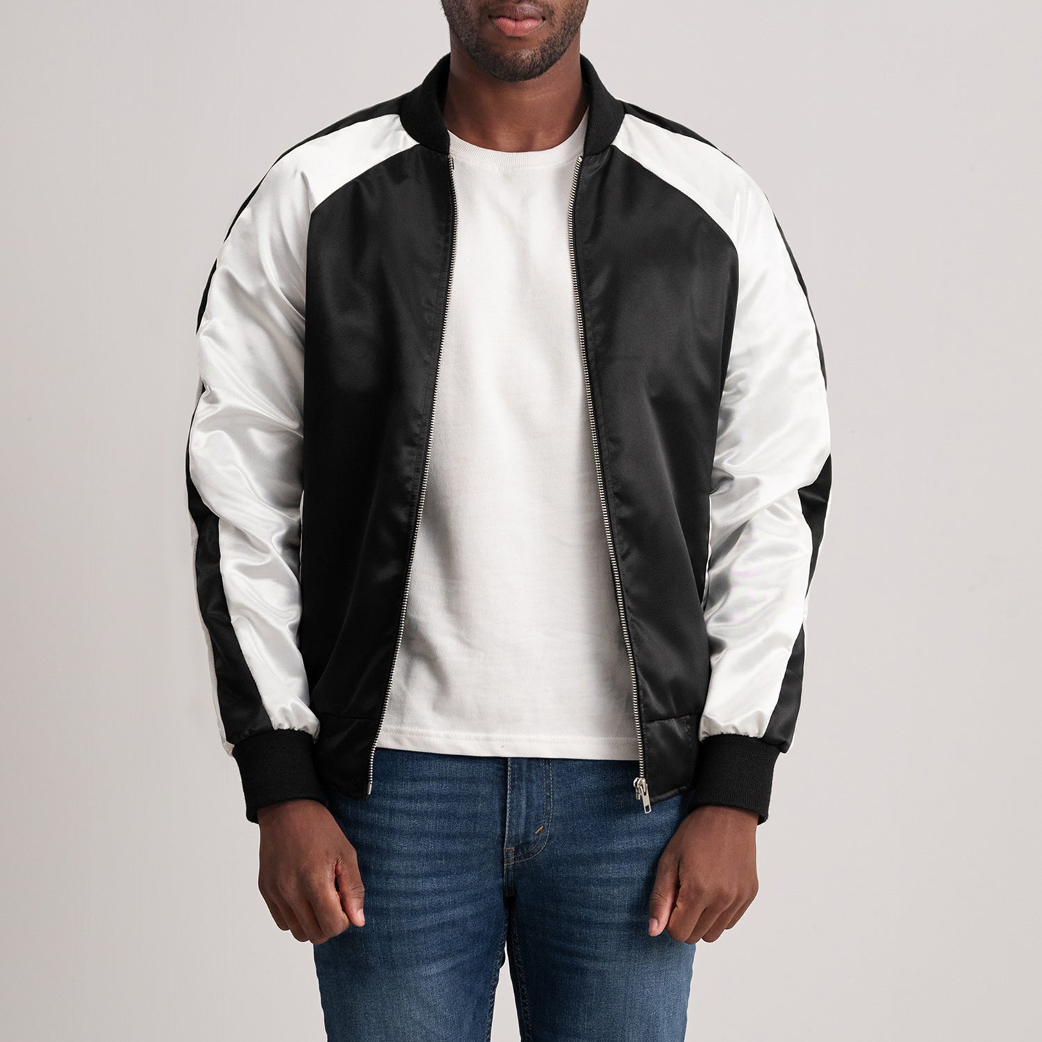 Clarke Black Varsity Jacket