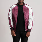 Clarke Maroon Varsity Jacket
