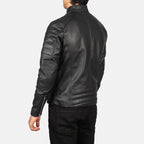 Custom Umair Ali Sergeant Black Leather Jacket