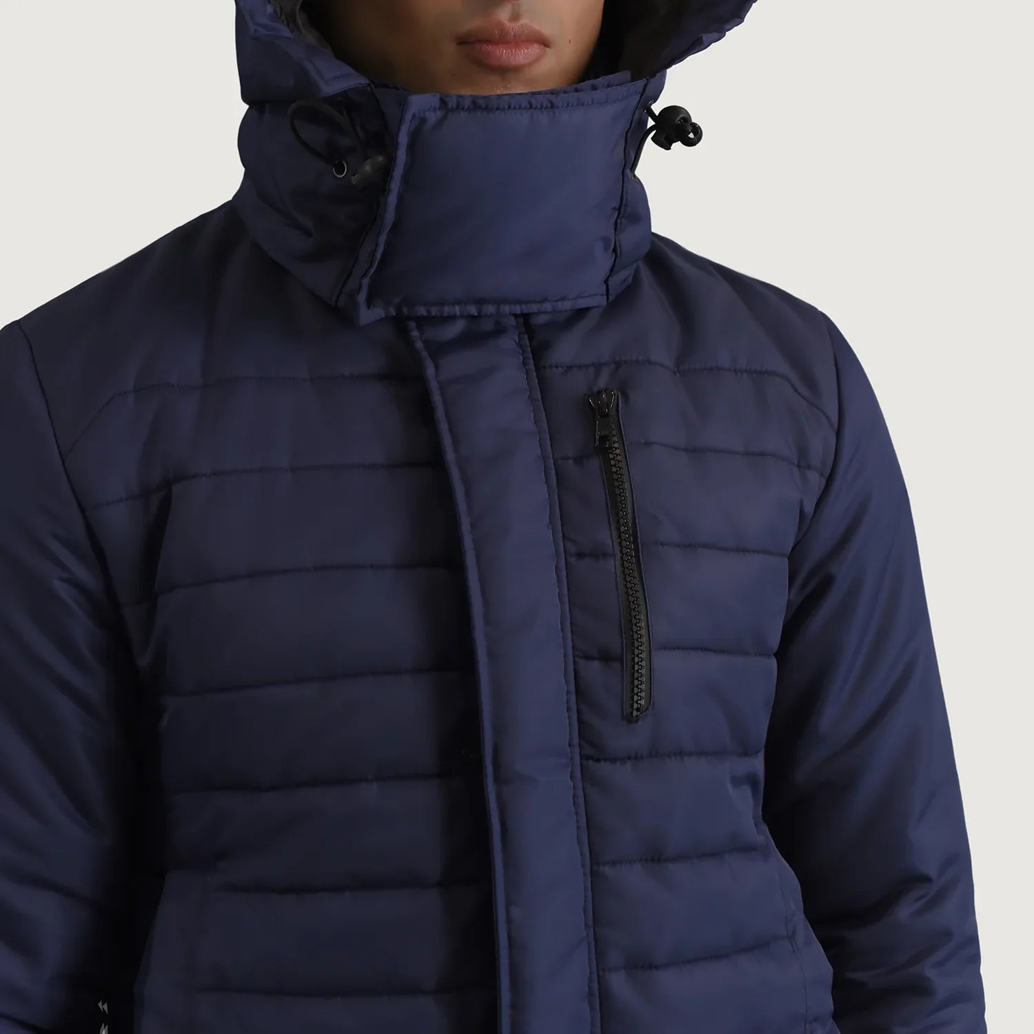 Malcolm Blue Hooded Puffer Jacket