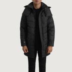 Moore Black Hooded Parka