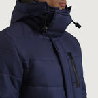 Moore Blue Hooded Parka