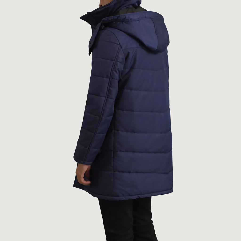 Moore Blue Hooded Parka